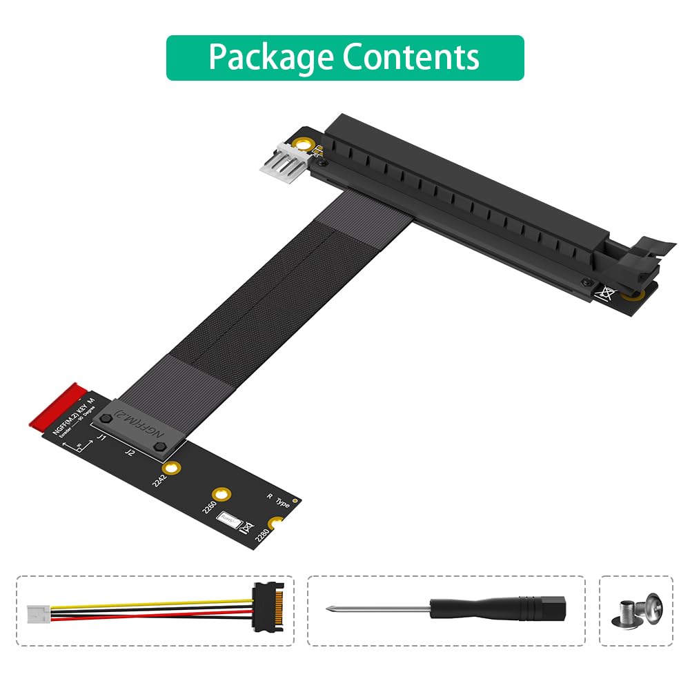 Amazon.com: Sintech M.2 Key-M to PCIe 16x Graphics Card Riser